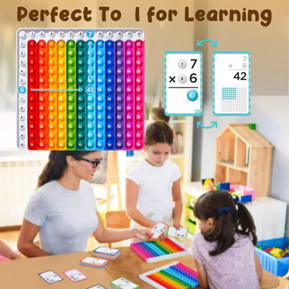 New Year Sale 49% OFF🎁Math Flash Cards and Pop Fidget Chart