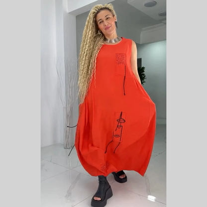 💃Casual Sleeveless Maxi Dress for Plus Size Women