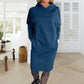 💝BIG SALE 49% OFF💝Women's Fleece-Lined Hoodie Dress with Pockets