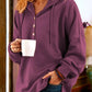 BUY 1 Free Shipping✅ Buy 2 Get 20% OFF 🔥Vintage Solid Color Long Sleeve Buttoned Sweatshirt
