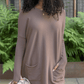 FREE SHIPPING💥HOT SALE 49% OFF💥LONG SLEEVE THUMBHOLE SWEATER POCKET TUNIC💥