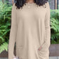 FREE SHIPPING💥HOT SALE 49% OFF💥LONG SLEEVE THUMBHOLE SWEATER POCKET TUNIC💥