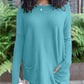 FREE SHIPPING💥HOT SALE 49% OFF💥LONG SLEEVE THUMBHOLE SWEATER POCKET TUNIC💥