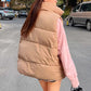 🔥Hot Sale🔥Women's Quilted Puffer Vest with Pockets