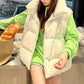 🔥Hot Sale🔥Women's Quilted Puffer Vest with Pockets