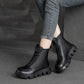 🔥Hot Sale💃Women's Retro PU Leather Warm Short Boots