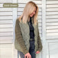 🔥Big Sale 50% OFF 🔥2025 New Women's Knit Patchwork Puffy Jacket