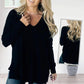 💝HOT SALE💝Women's Casual Soft Seam-front V-neck Sweater