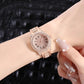 💎Black Friday Sale 50% OFF💎Fashion lady steel wrist watch full of diamonds and full stars