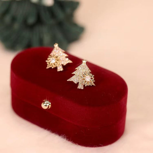 🎄Christmas Promotion 50% OFF🎅✨Rotatable Snowflake Tree Earrings💖