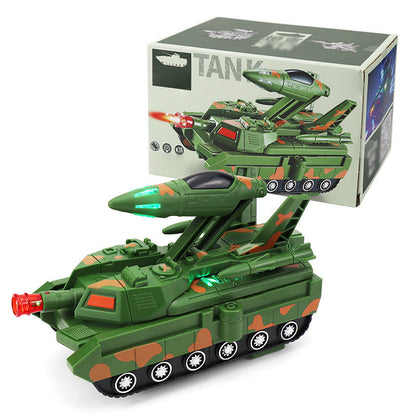 Kids Deformation Tank Toy with Lighting & Music