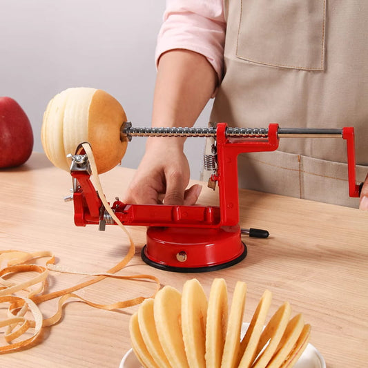 🍴 3-in-1 Hand Crank Peeler ✨ Peel, Slice, and Julienne with Ease! 🥕🥒