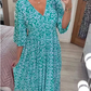 🔥Hot Sale - 49% OFF🔥Bohemian Casual Print V-neck Long Dress