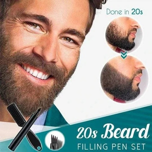 Black Friday Sale 49% OFF-Waterproof Beard Filling Pen Kit
